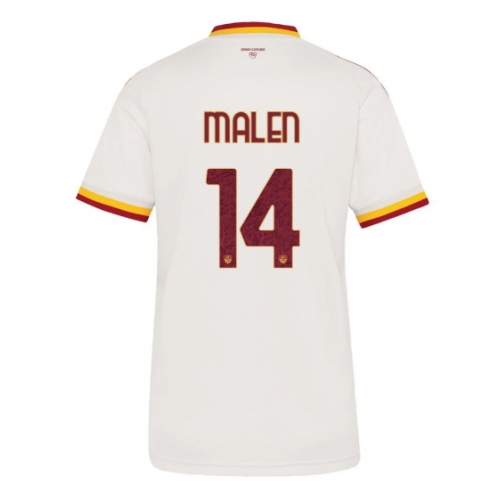 AS Roma Donyell Malen #14 Maglia Gara Trasferta Repliche 2026-27 Donna Maniche Corte AS Roma Donyell Malen #14 Maglia Gara Trasferta Repliche 2026-27 Donna Maniche Corte